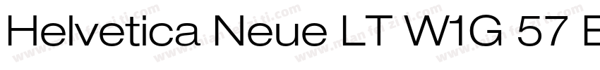 Helvetica Neue LT W1G 57 Bold conde字体转换